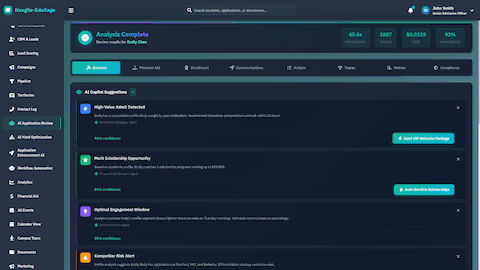 Analysis Results - AI copilot suggestions and recommendations