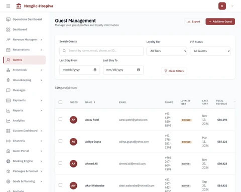 Guest Portal Interface