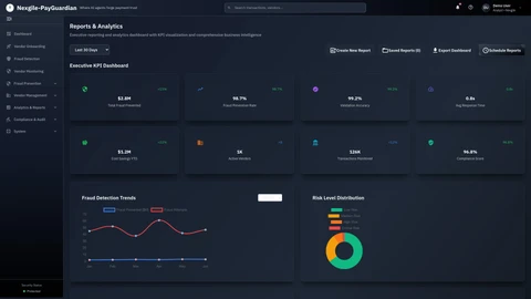 Reports - Comprehensive analytics and custom report builder