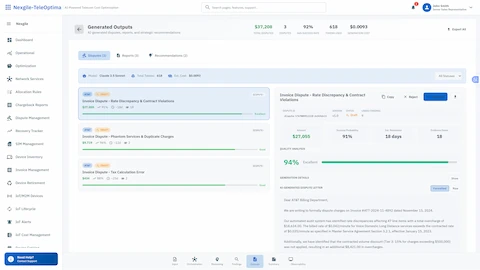 AI-Generated Dispute Packages - Automated dispute creation with evidence, success predictions, and recovery tracking